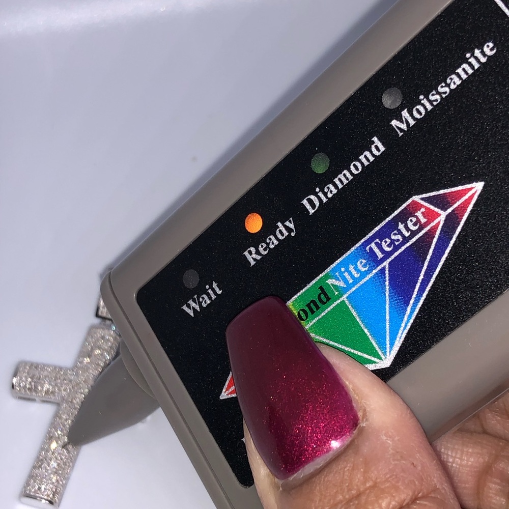 White gold vermeil genuine natural 1 ct certified diamonds Not CZ Not Fake SALE! - Picture 10 of 10